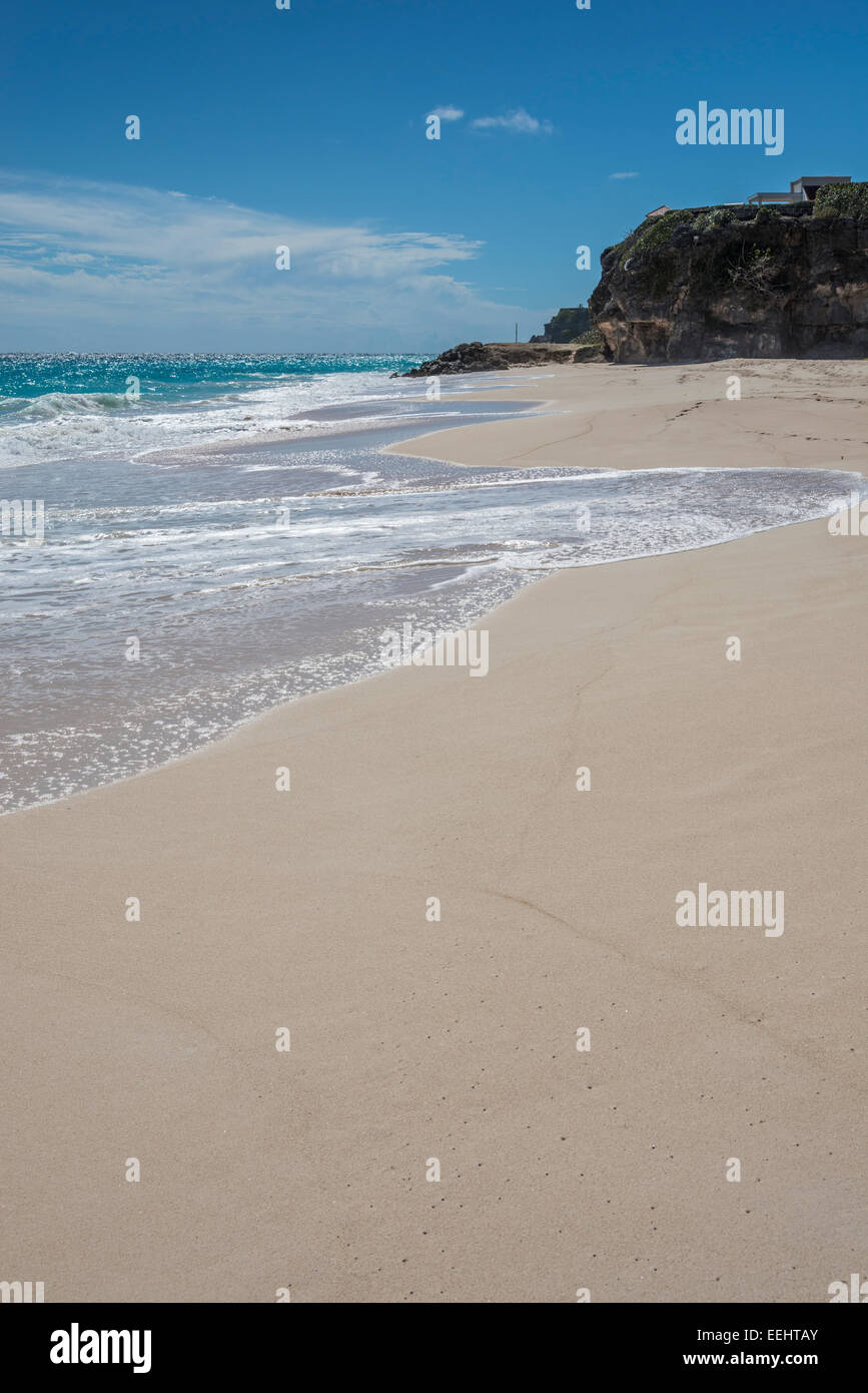 Barbados Crane Beach an der Atlantikküste der Osten der Insel Stockfotografie Alamy