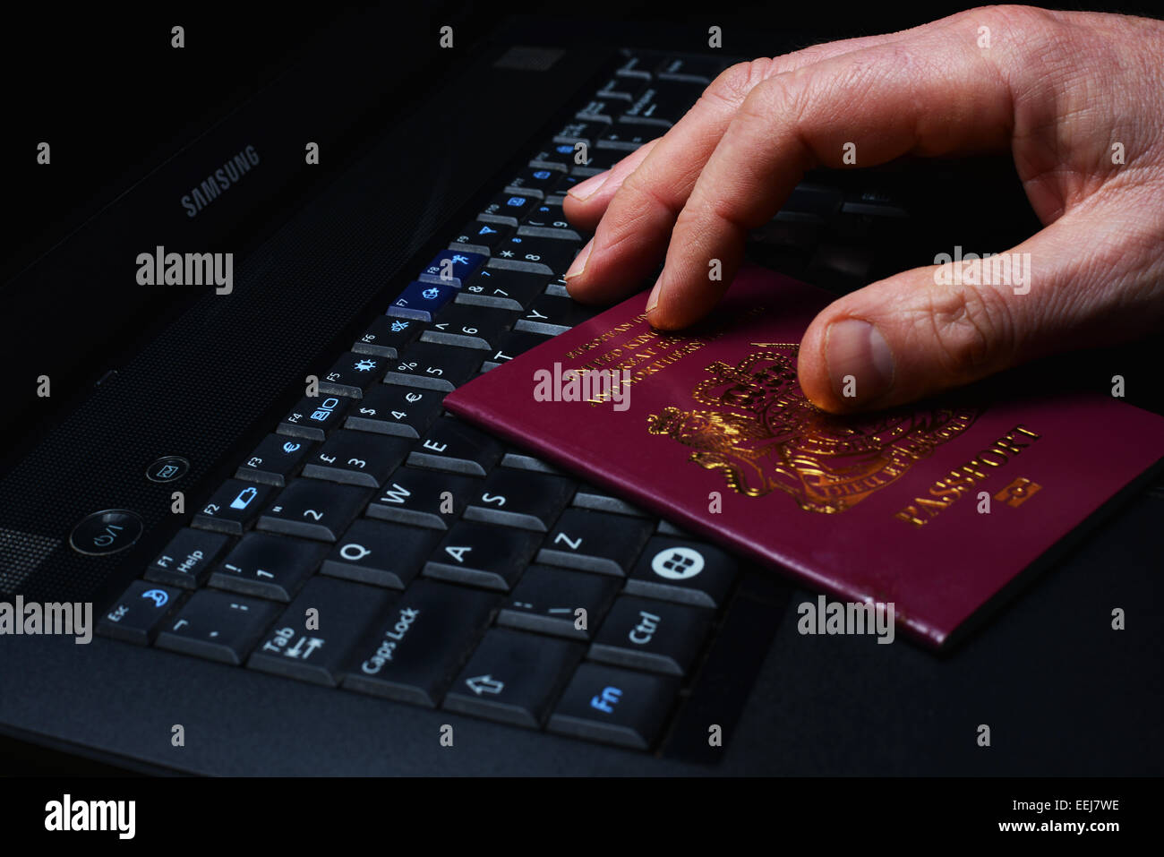 Online-Sicherheit und Identitätsdiebstahl ist ein wachsendes Problem für Internet-Nutzer. Stockfoto
