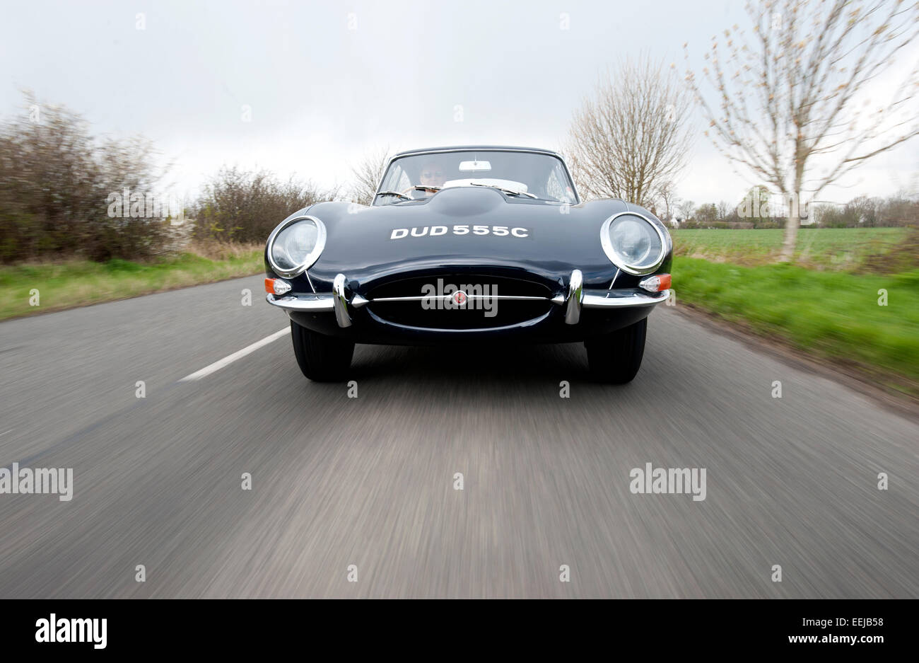 E-Type Jaguar 4.2 Serie 1 (1964-1968) "Das schönste Auto der Welt" britischen Sportwagen Stockfoto