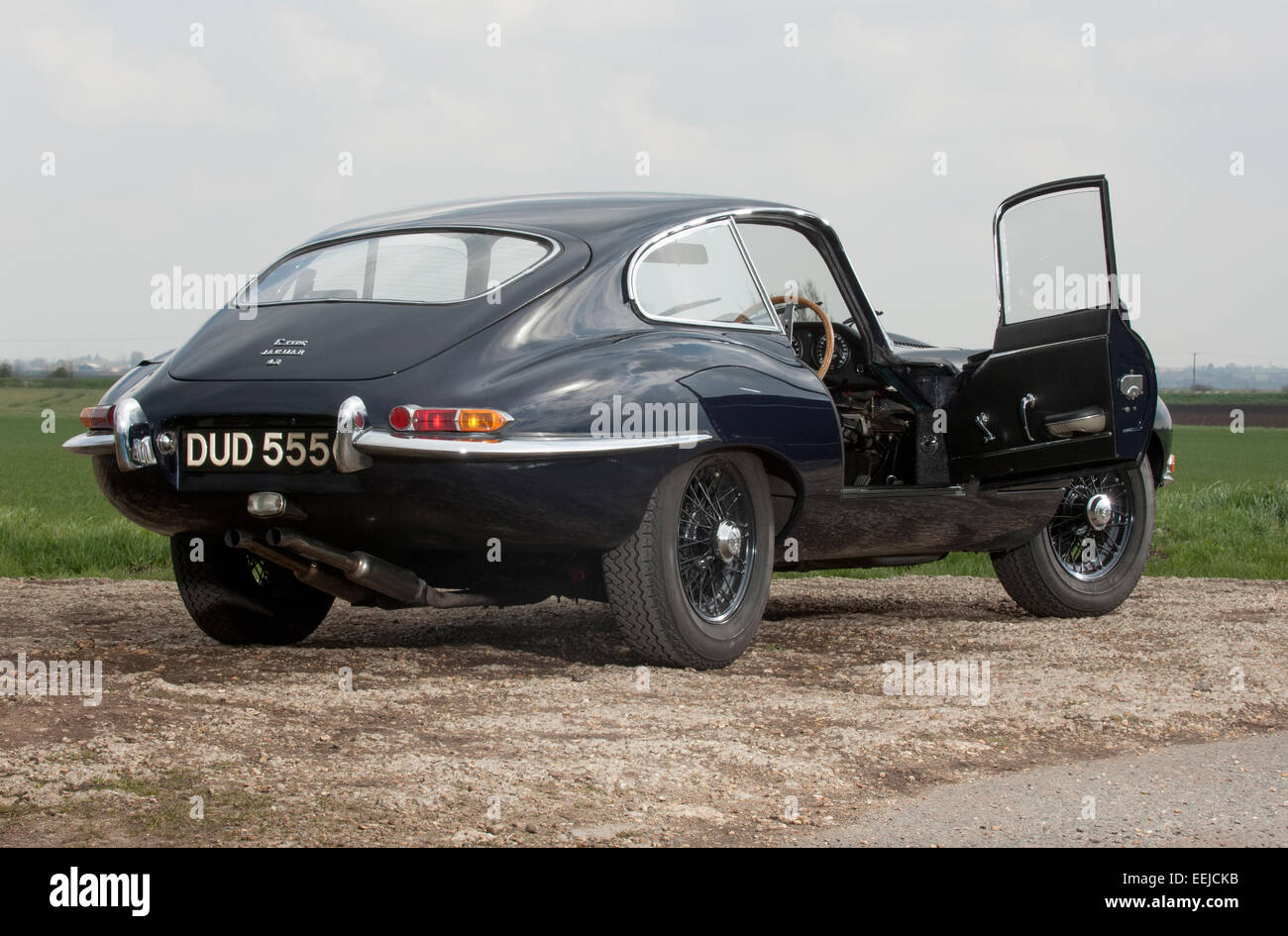 E-Type Jaguar 4.2 Serie 1 (1964-1968) "Das schönste Auto der Welt" britischen Sportwagen Stockfoto