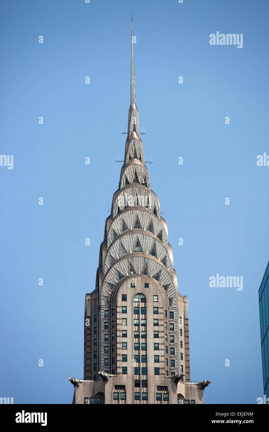 Chrysler Gebäude, Wolkenkratzer, Midtown, Manhattan, New York, Usa, Amerika Stockfoto