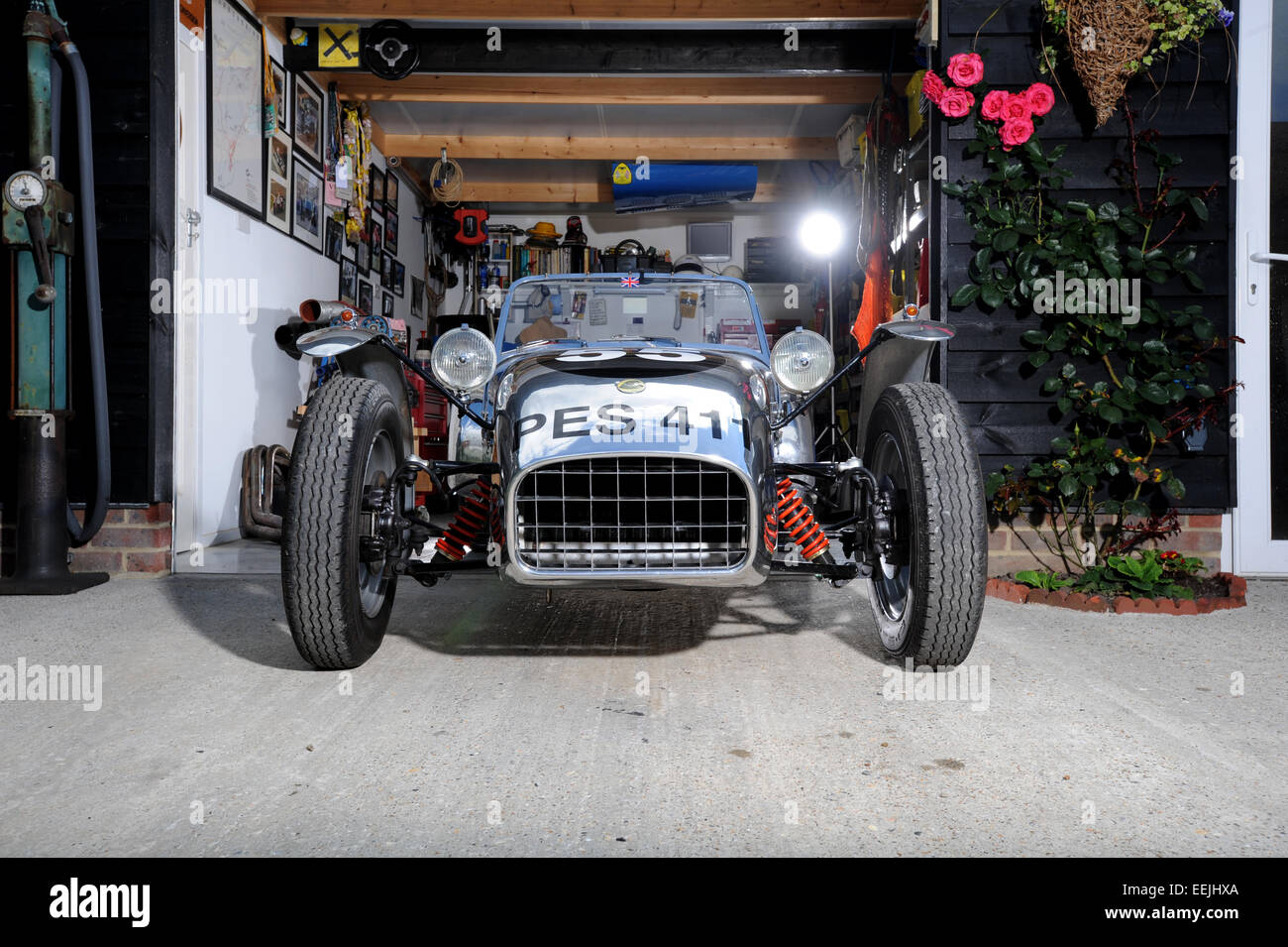 Klassische Sportwagen Lotus 7 Stockfoto