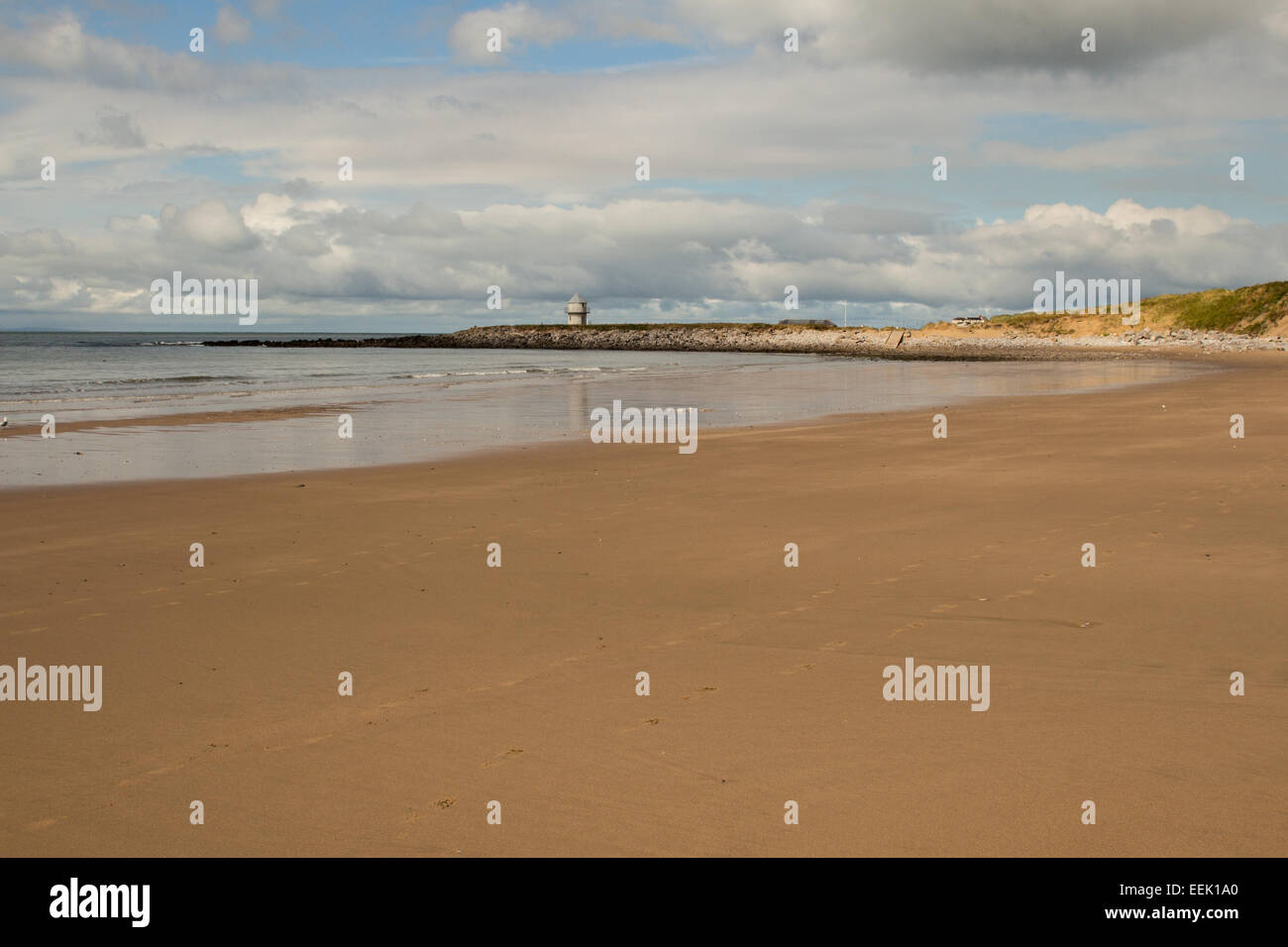Blick auf den Strand von Porthcawl, South Wales. Stockfoto