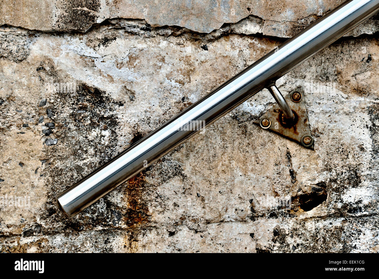 Geländer, Castro Urdiales, Kantabrien, Spanien, Europa Stockfoto