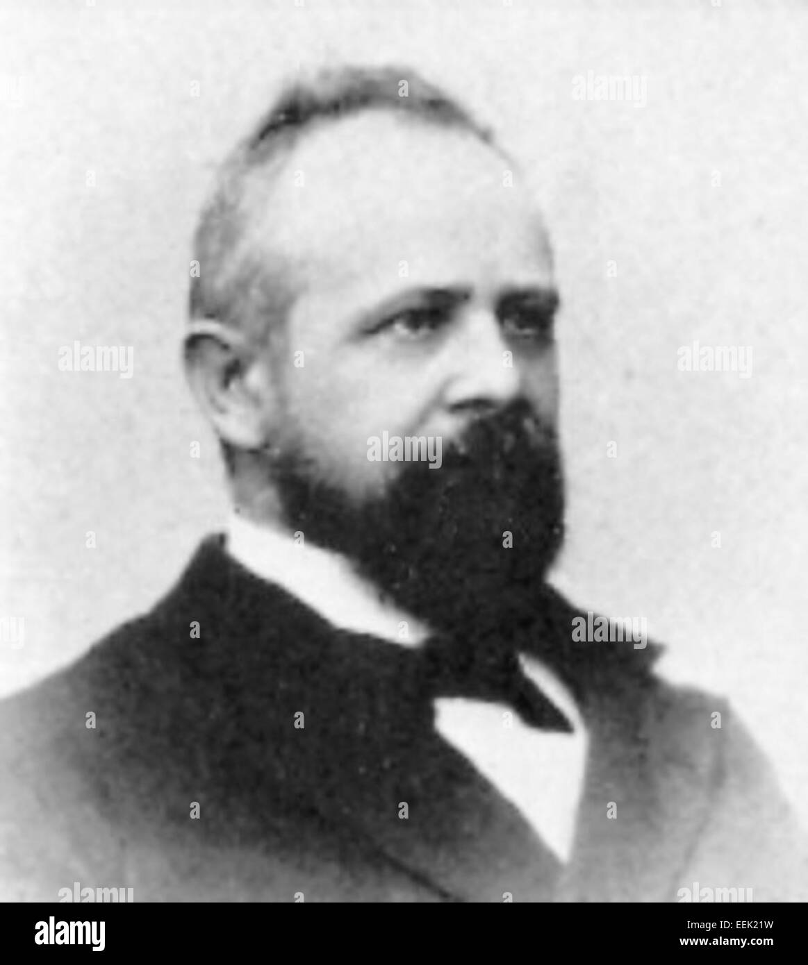 Jan Ritzema Bos war ein bemerkenswerter niederländischer Gärtner, der für seine Arbeit mit Orchideen und seine Beiträge zur Botanik bekannt war. Seine Forschungen spielten eine Schlüsselrolle bei der Förderung des Orchideenanbaus in Europa. Stockfoto