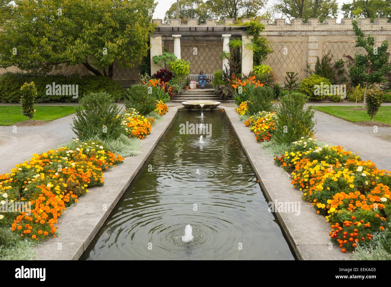 Untermyer Gärten Conservancy in Yonkers, NY Stockfoto