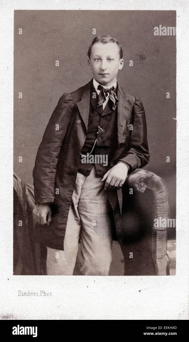 Napoléon, Prince Imperial, ca. 1865, von André Adolphe Eugène Disderi Stockfoto