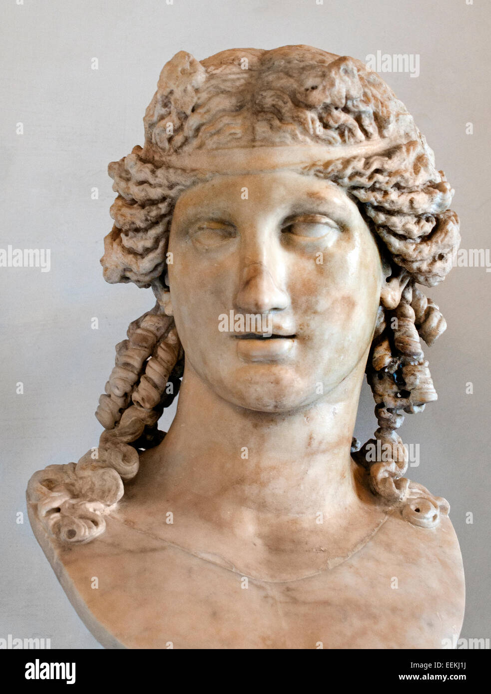 Dionysos, dem zweiten Jahrhundert n. Chr. durch orig. hellenistische, vom Vatikan entfernt.  Kapitolinischen Museum Rom Italien Italienisch Stockfoto