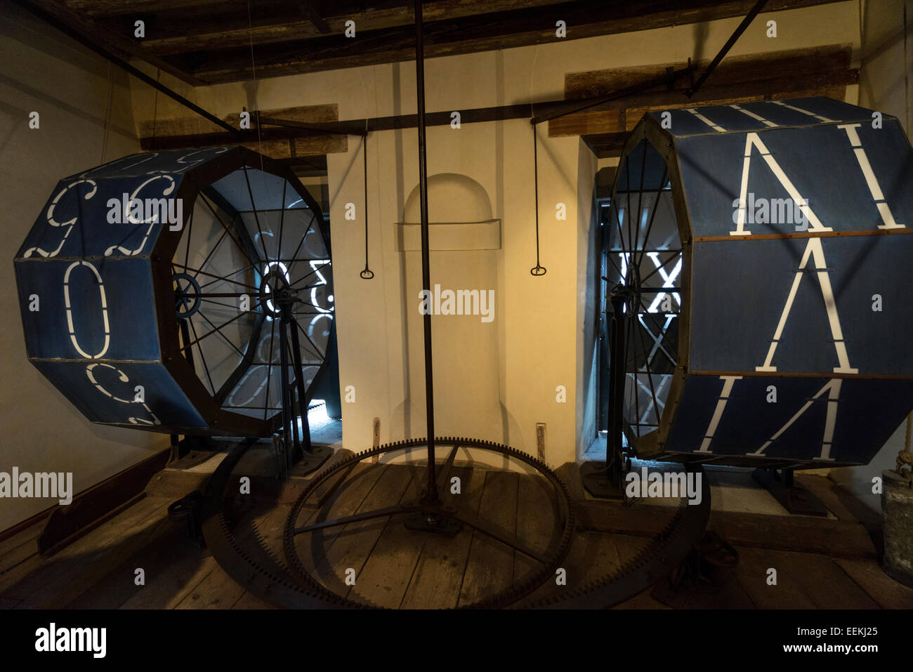 Digitaluhr, Orological Turm Stockfoto