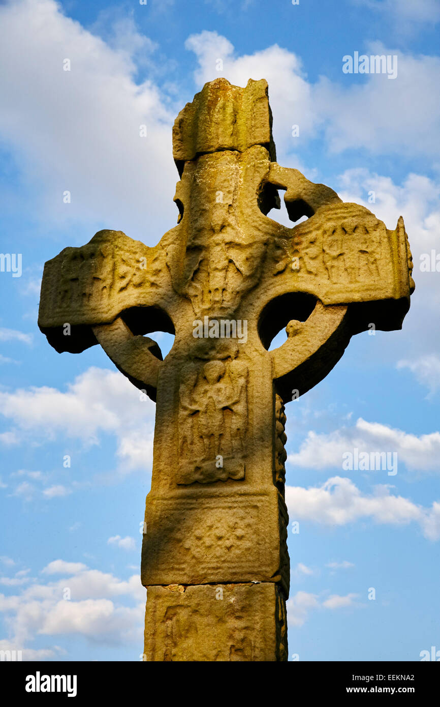 Ardboe hohe keltische Kreuz Grafschaft Tyrone Irland Stockfoto