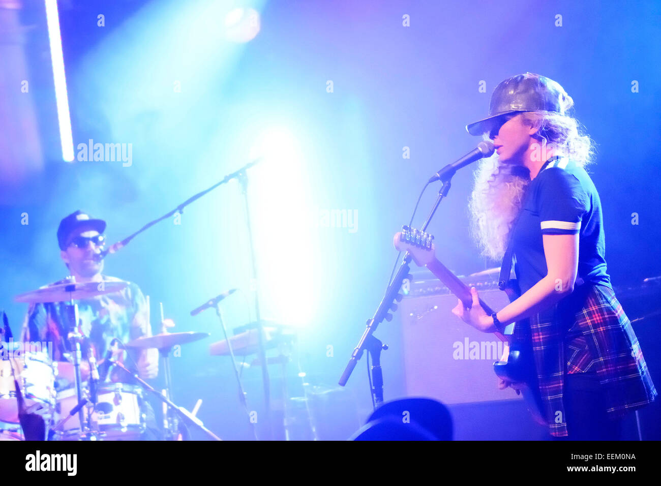 Toronto, Kanada. 19. Januar 2015. Der britische Duo THE TING TINGS (Katie White, Jules De Martino) führt an der Mod-Club in Toronto. Bildnachweis: EXImages/Alamy Live-Nachrichten Stockfoto