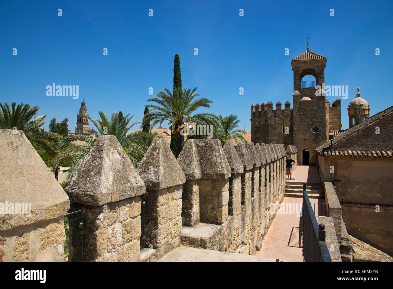 Alcázar de Los Reyes Cristianos, Provinz Córdoba, Andalusien, Spanien Stockfoto