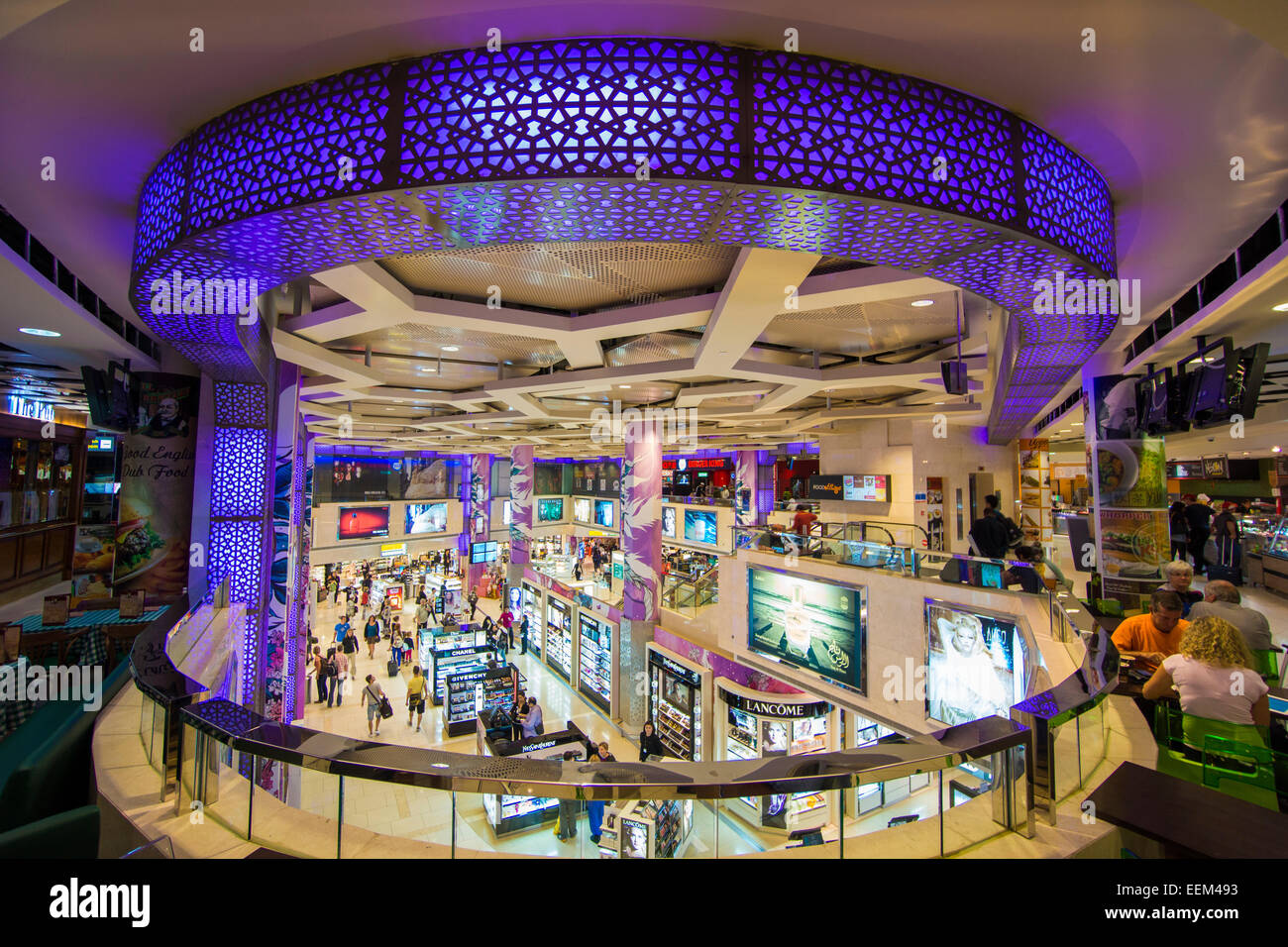 Flughafen Dubai, duty free Zone, Dubai, Emirat von Dubai, Vereinigte Arabische Emirate Stockfoto