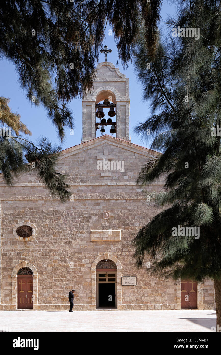 St.-Georgs Kirche, griechisch-orthodoxe Patriarchat von Jerusalem, Madaba, Jordanien Stockfoto