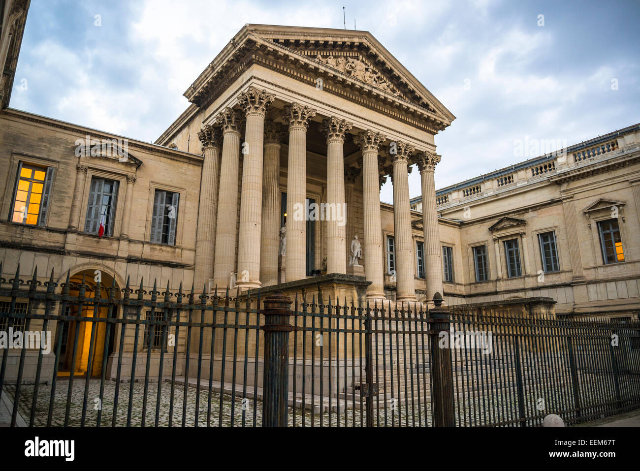 Gerichtsgebäude, Montpellier, Frankreich Stockfoto