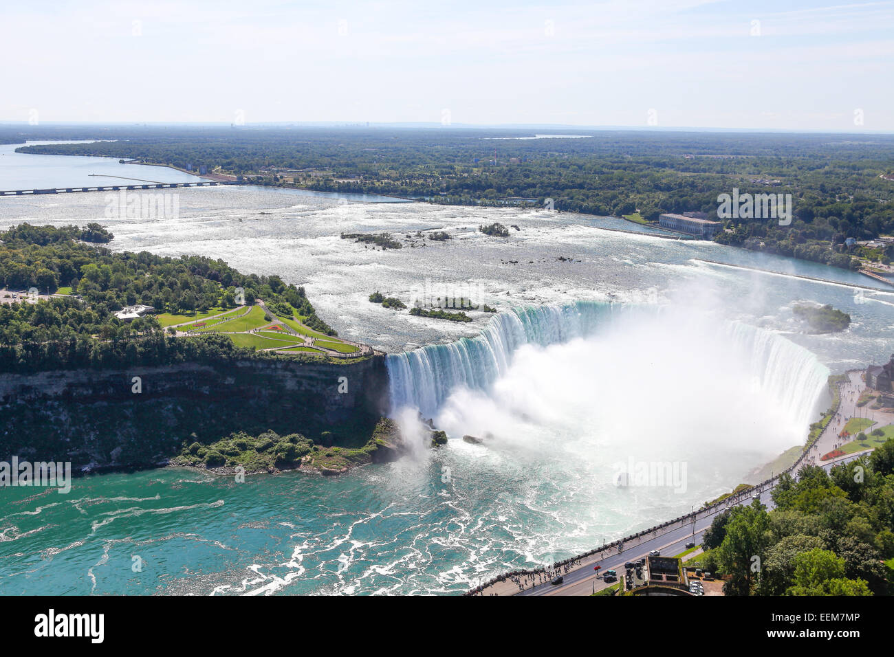 Kanada, Ontario, Blick auf die Niagarafälle Stockfoto