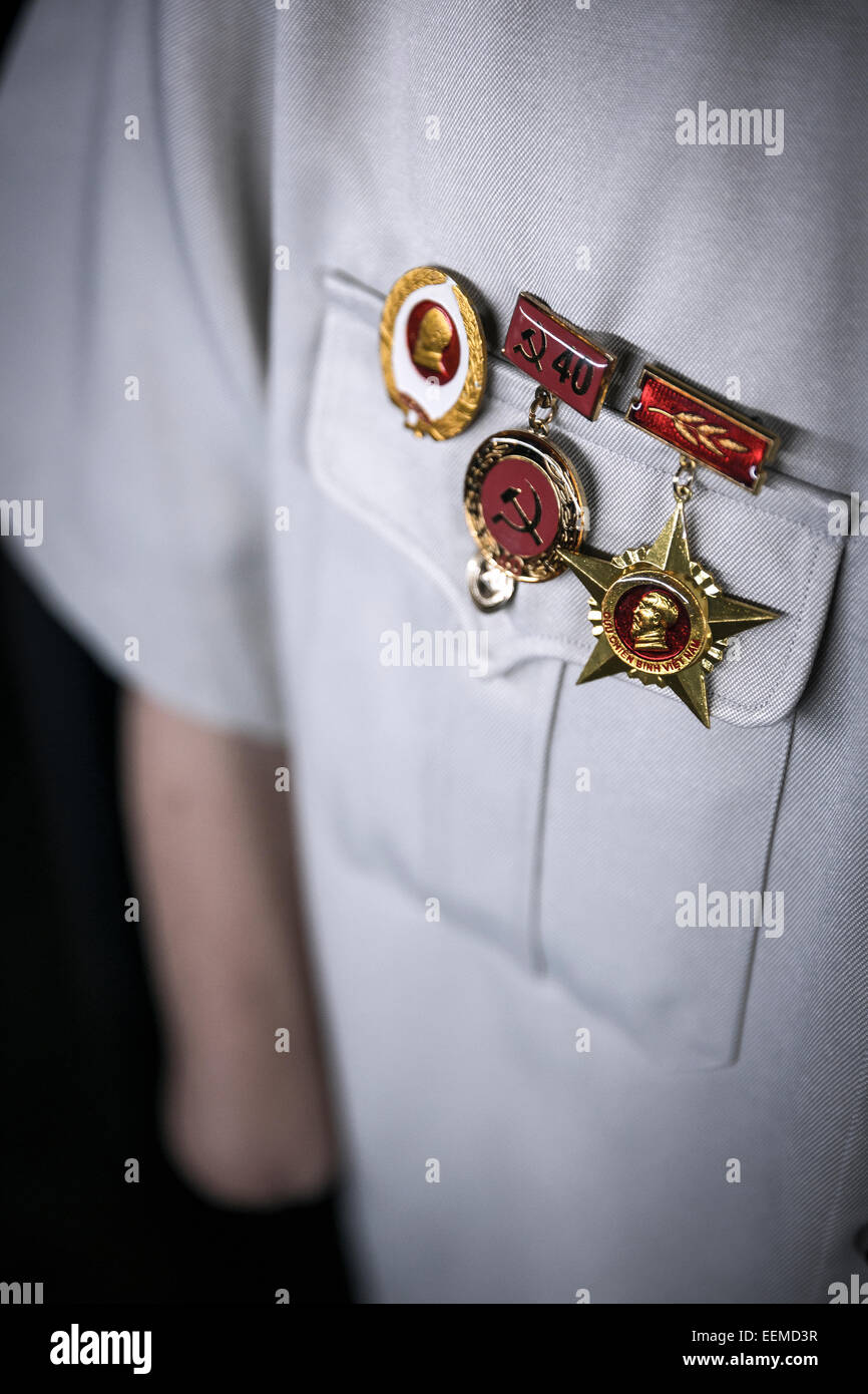 Ngo Dinh zwischen 1967 und 1975 in Nordlaos auf dem Ho Chi Minh Trail ausgetragen. Stockfoto
