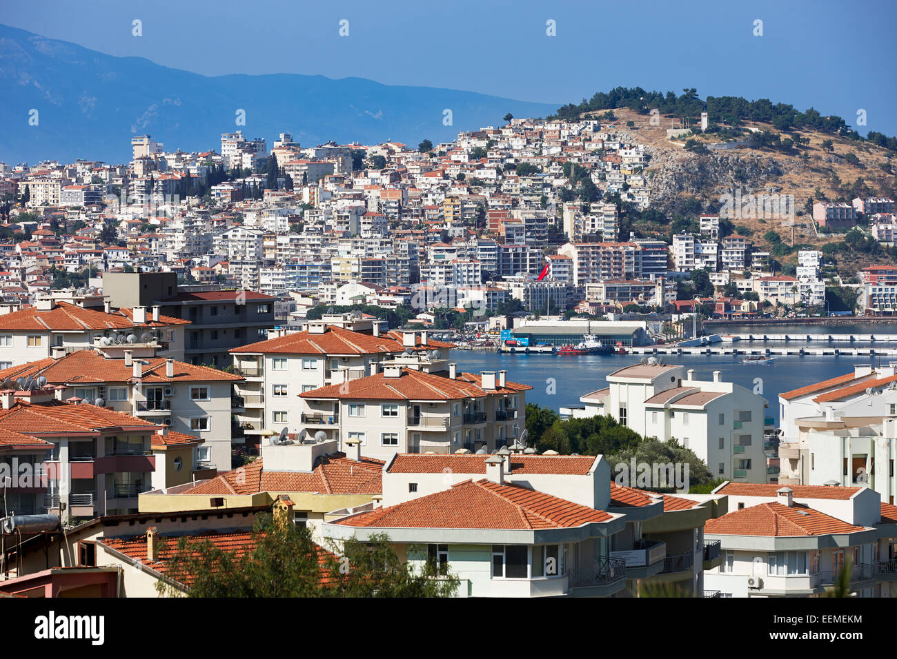 Kusadasi Stadt, Provinz Aydin, Türkei. Stockfoto