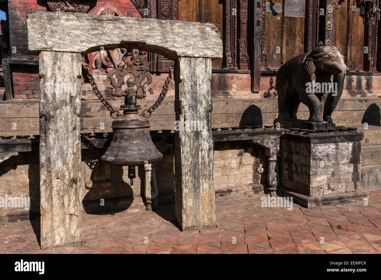 Hindu Tempel der Changu Narayan, Changunarayan, Nepal Stockfoto