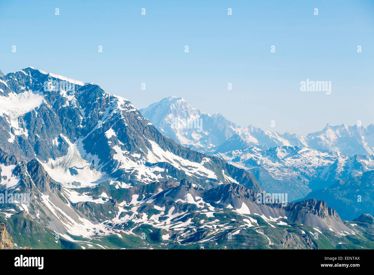 Mont Blanc Stockfoto
