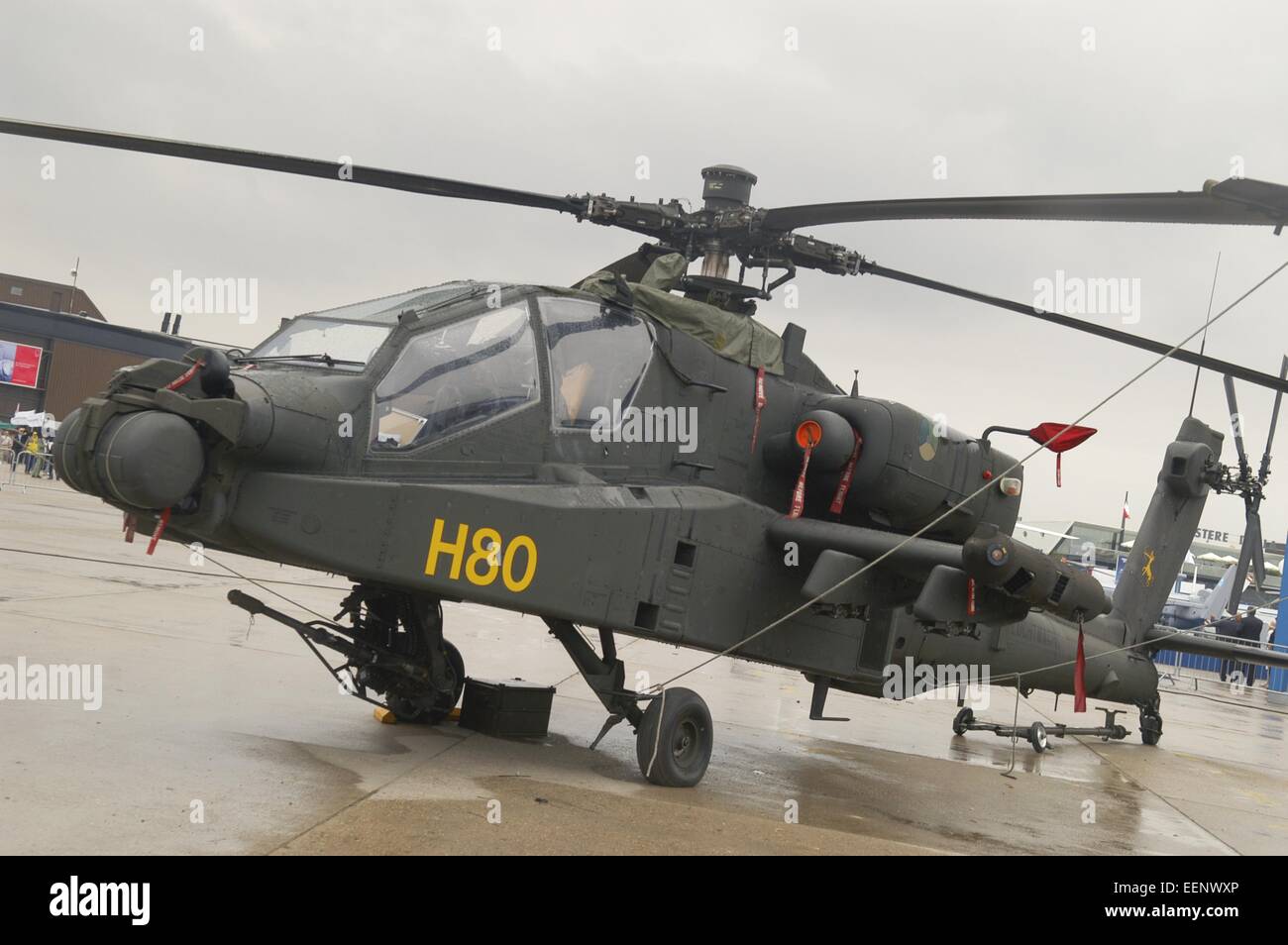 Anti-Tank Combat Hubschrauber Apache der niederländischen Streitkräfte Stockfoto