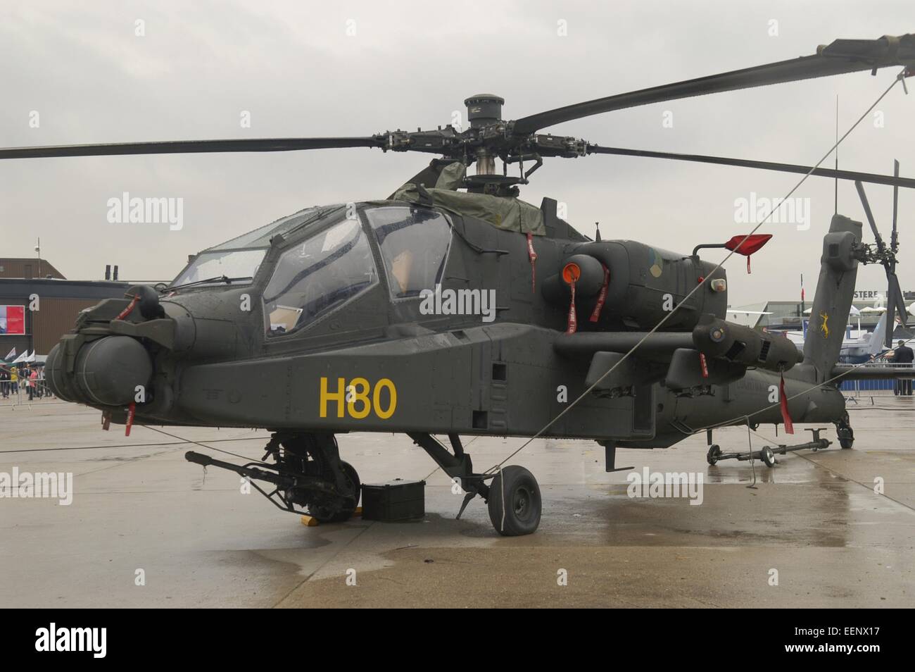 Anti-Tank Combat Hubschrauber Apache der niederländischen Streitkräfte Stockfoto