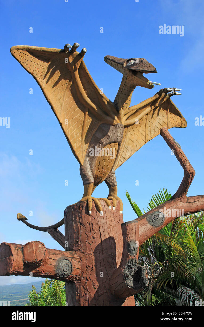 Pterodactyl Statue Stockfoto