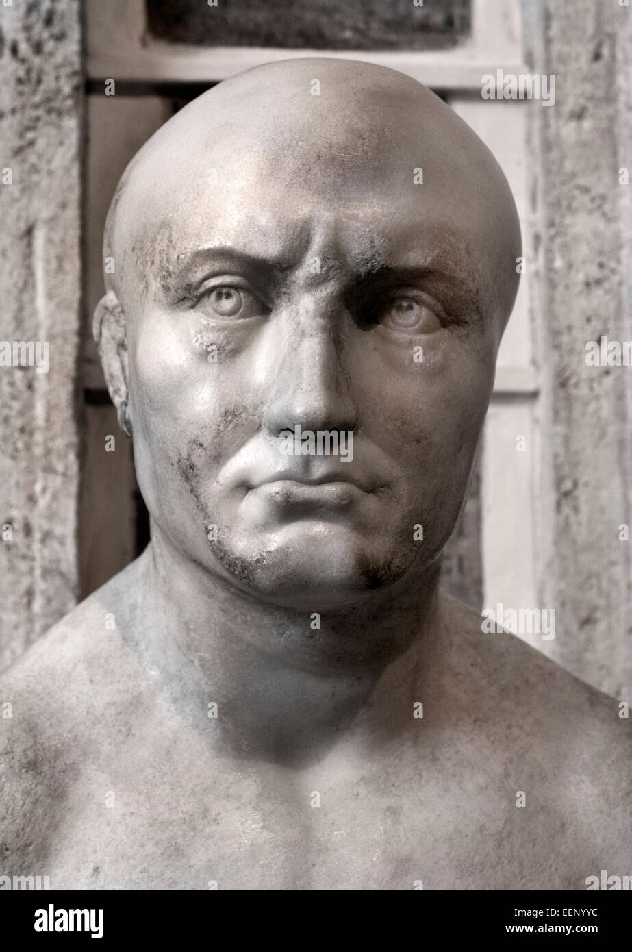 Publius Cornelius Scipio Africanus (236 – 183 v. Chr.), allgemeine im zweiten Punischen Krieg und Staatsmann der römischen Republik. Er war bekannt für den Sieg über Hannibal römischen Rom Capitoline Museum Italien Italienisch Stockfoto