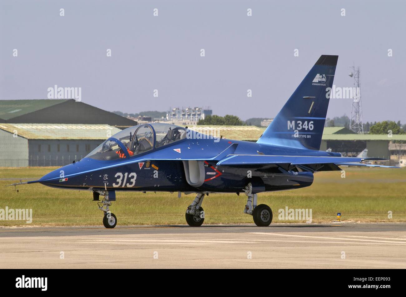 erweiterte militärische Trainingsflugzeug Aermacchi M-346 Stockfoto