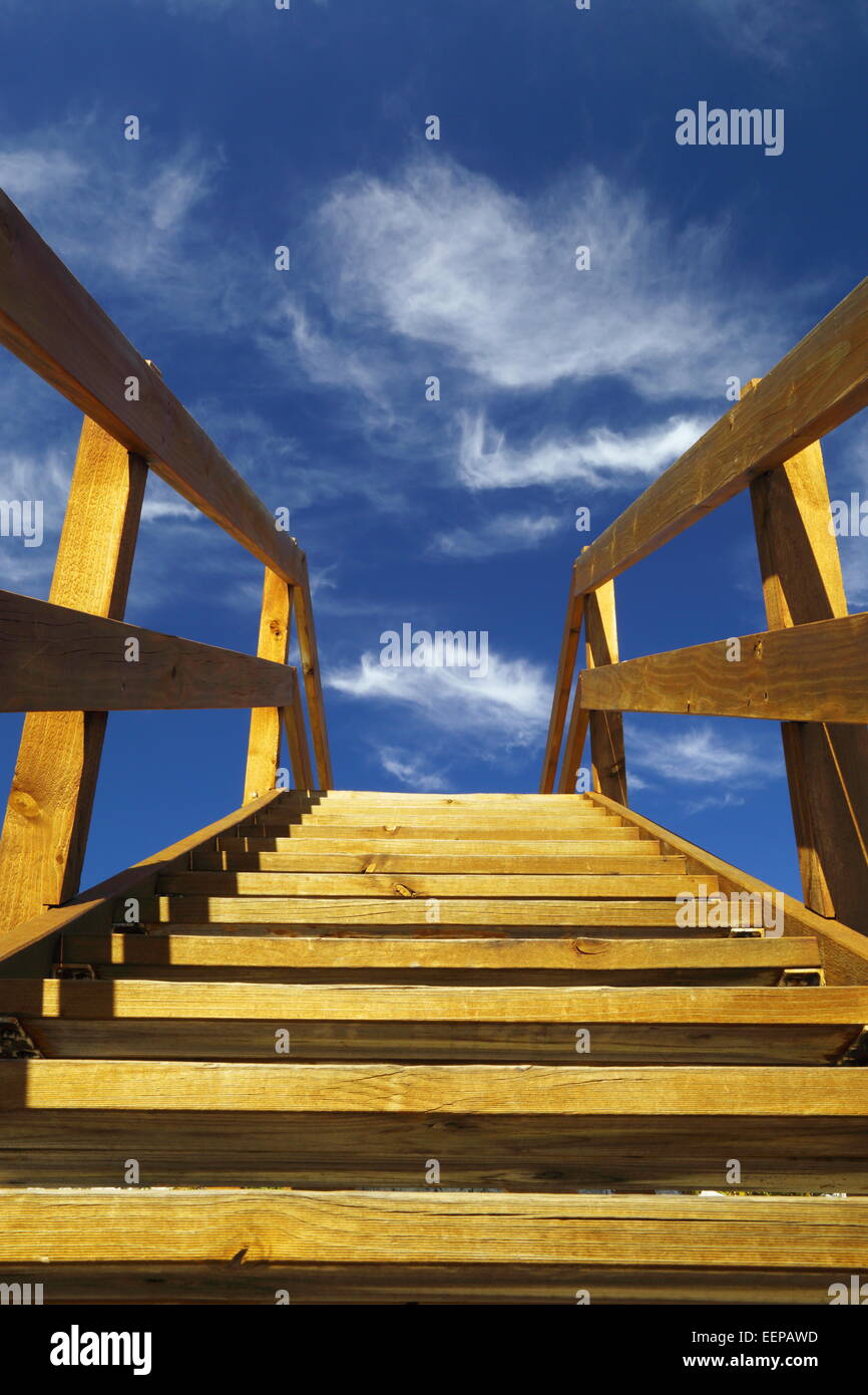 Eine Treppe in den Himmel? Diese Schritte am Aussichtspunkt in der Nähe von Esperance, Western