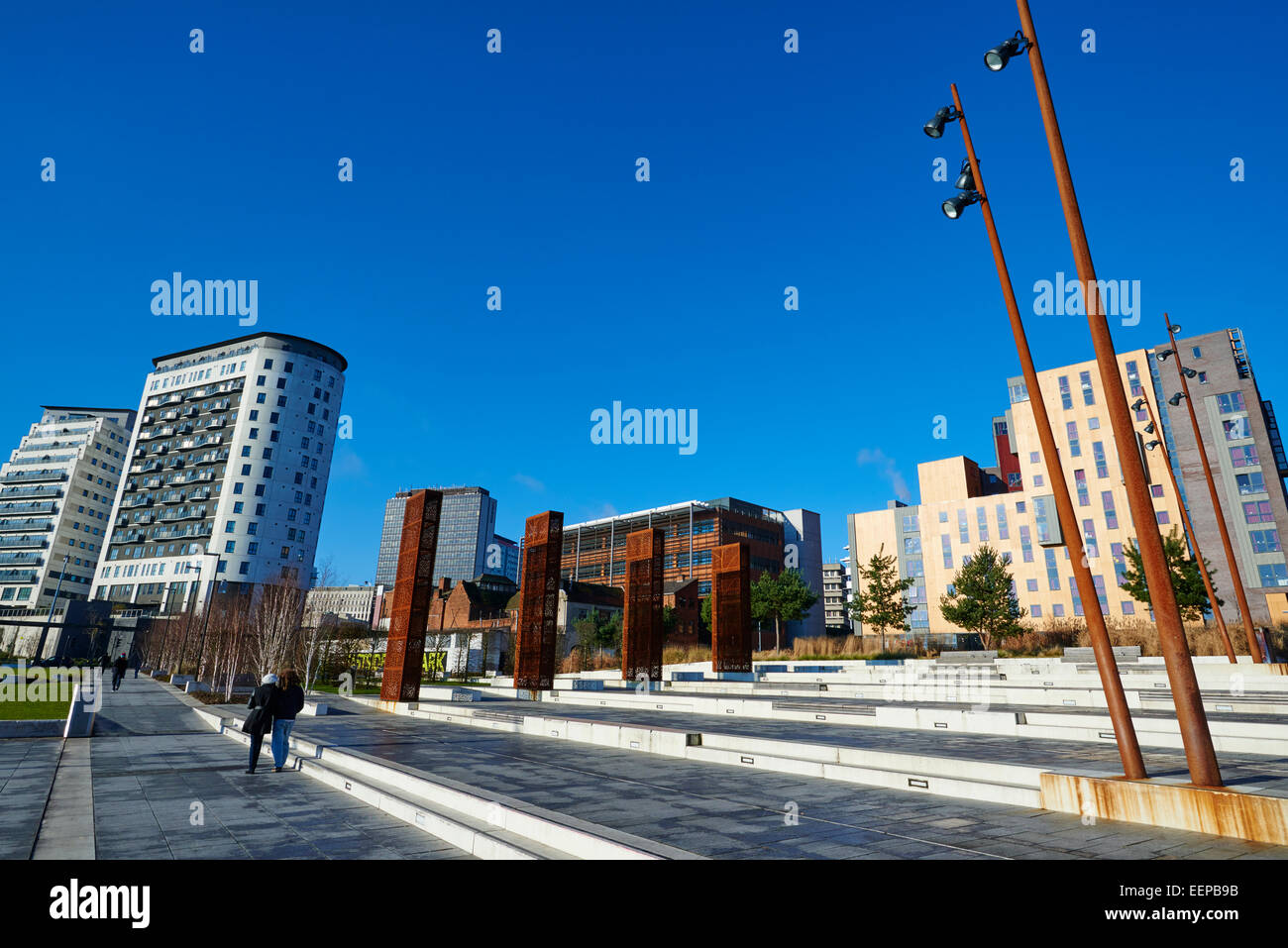 Eastside City Park Curzon Street Birmingham West Midlands UK Stockfoto