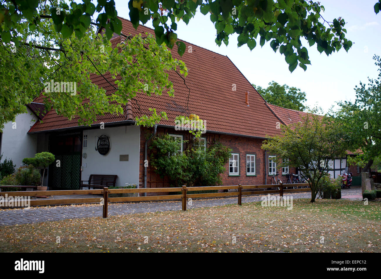 Wilhelm Busch Museum, im Haus, wo er, in Wiedensahl, Deutschland geboren wurde Stockfoto