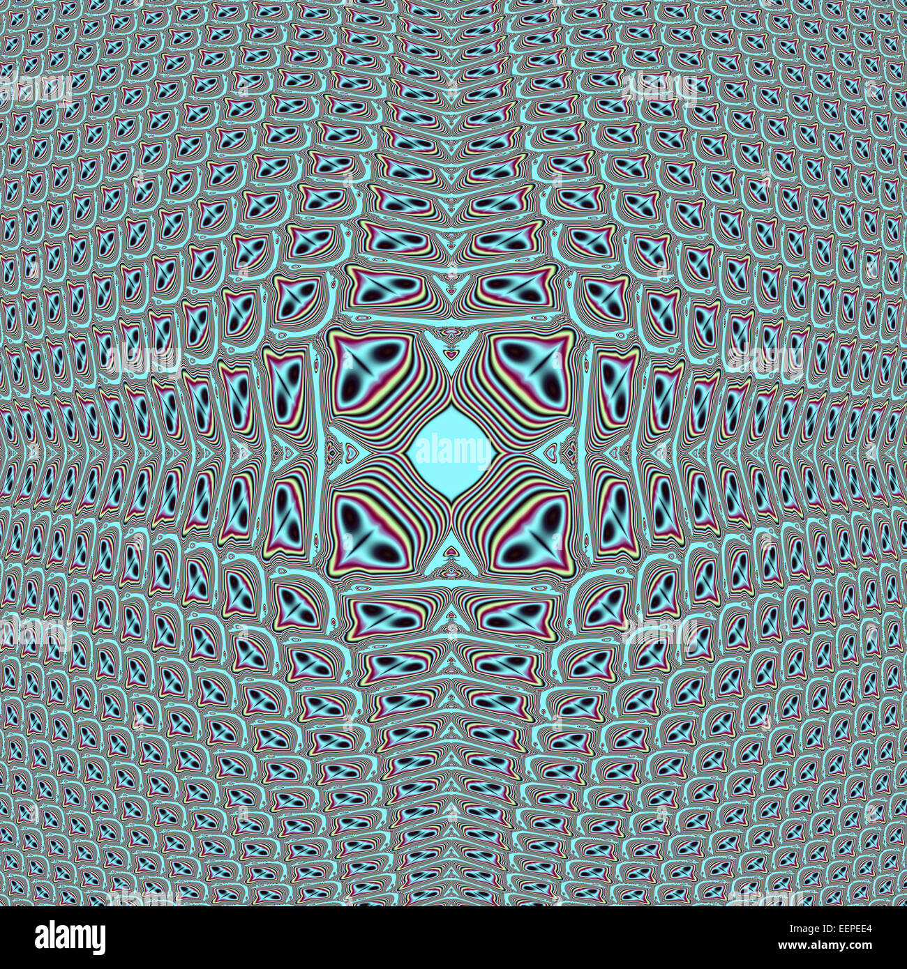 Digital erzeugte abstrakte Muster Stockfoto