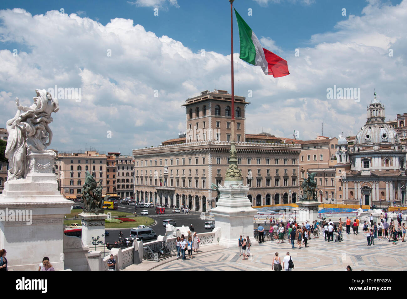 Vittorio Emmanuel Denkmal, Rom, Italien Stockfoto