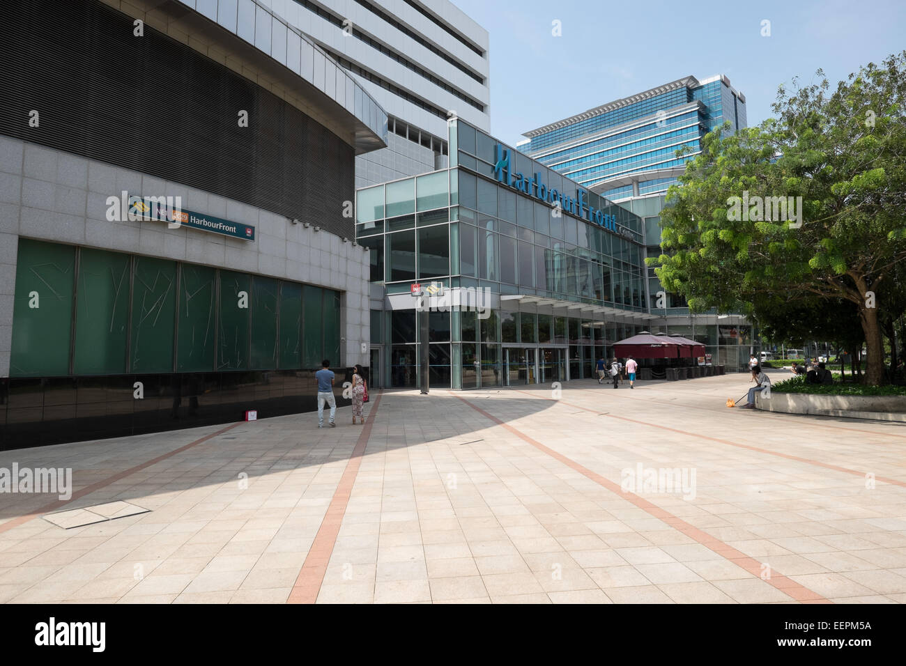 Vivo City – das größte Einkaufszentrum in Singapur. Von Pritzker-Preis ausgezeichneten Architekten Toyo Ito. Stockfoto