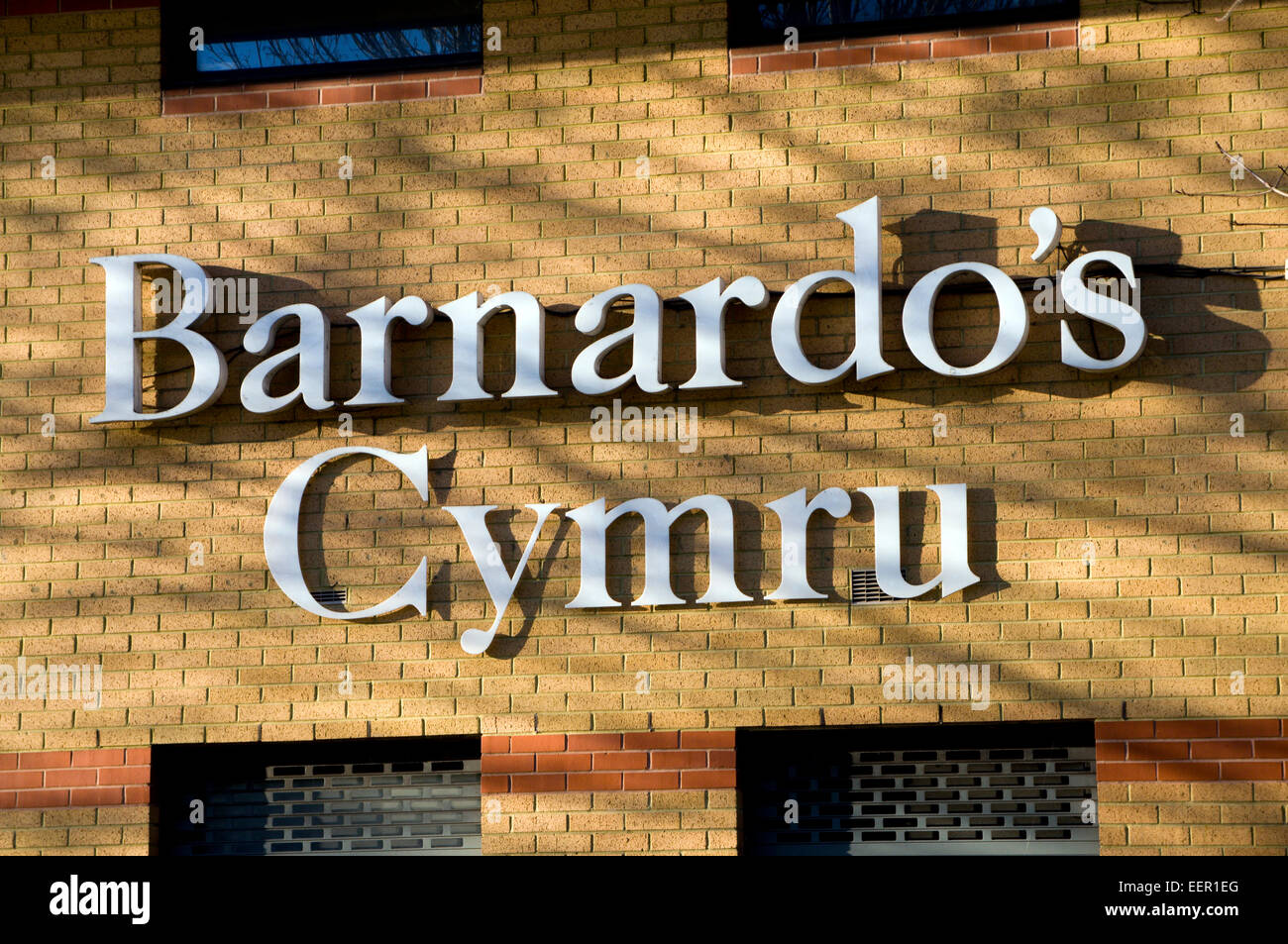 Barnardos Cymru Hauptsitz, Ocean Way, Cardiff, Südwales, UK. Stockfoto
