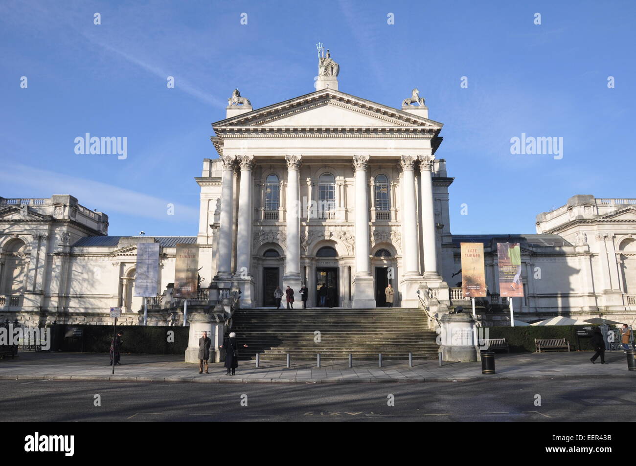 Tate Britain ist eine Kunst-Galerie befindet sich auf Millbank in London, hält die größte Sammlung britischer Kunst einschließlich JMW Turner Stockfoto