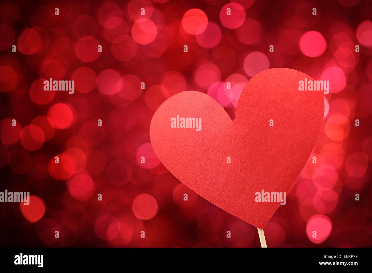 Valentine Herzen auf abstrakten Hintergrund Stockfoto