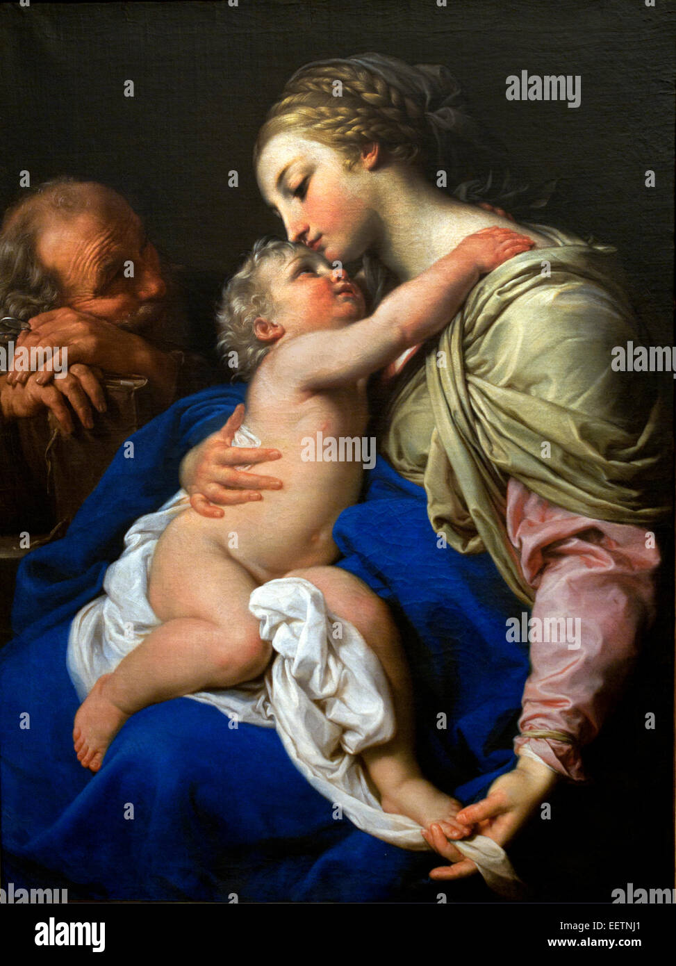 Heilige Familie von Pompeo Batoni 1708-1787 Italien Italienisch Stockfoto