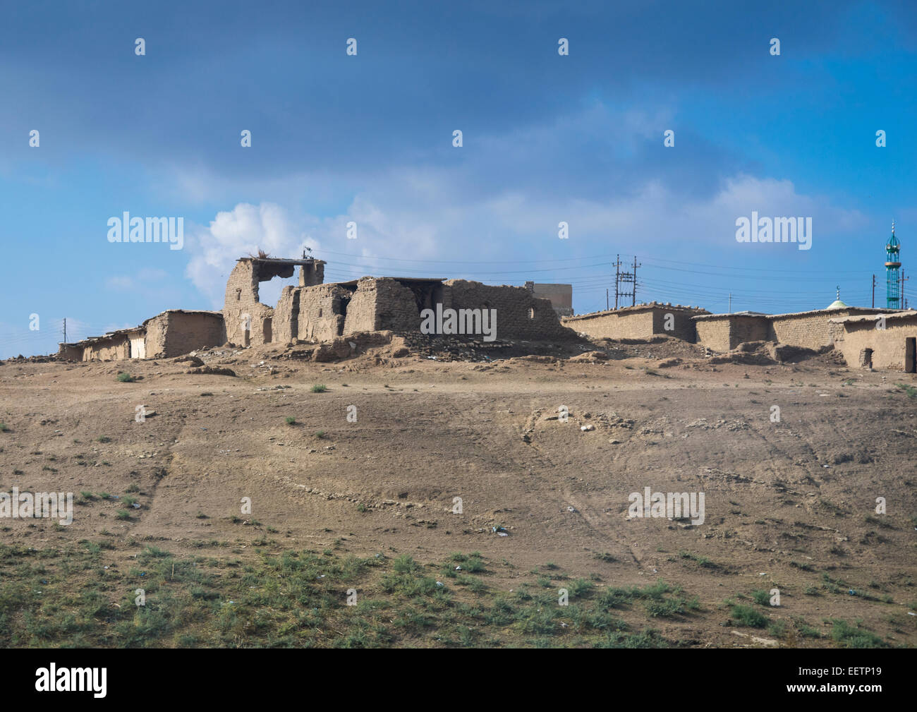 Arabischen Dörfern auf der Front, Duhok, Kurdistan, Irak Stockfoto