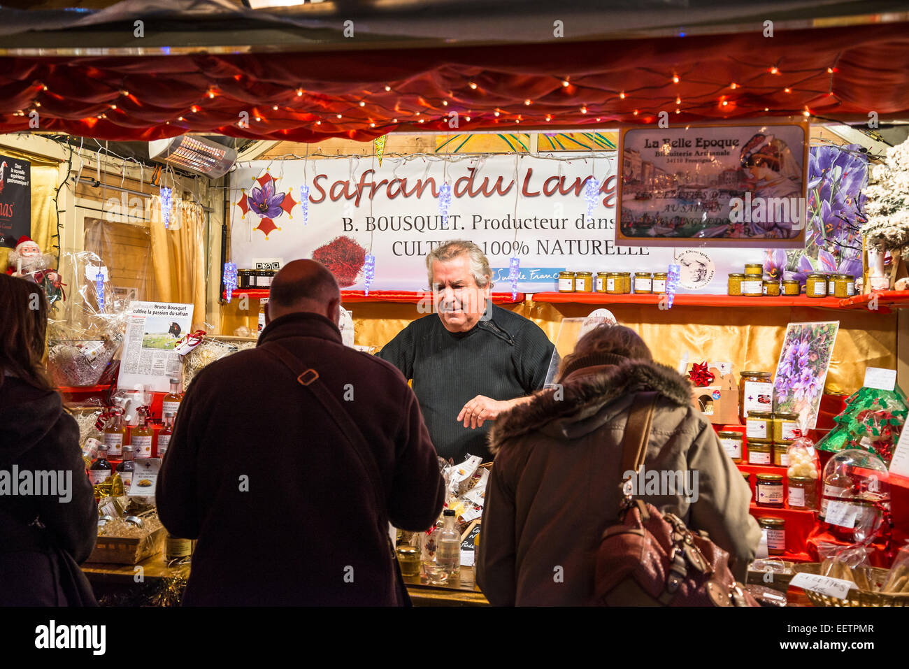 People christmas market montpellier Fotos und Bildmaterial in hoher