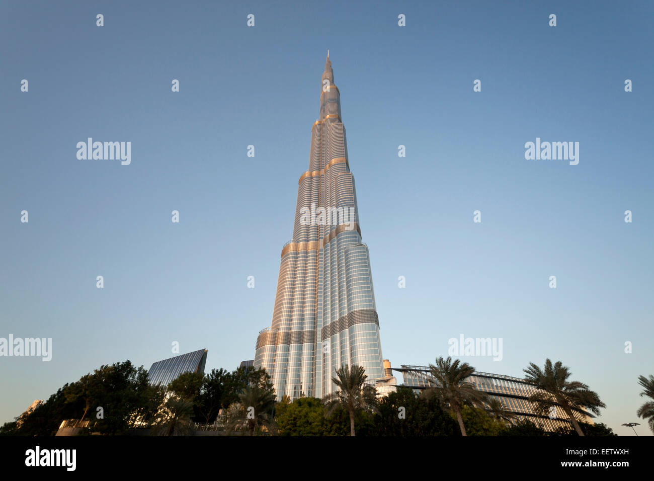 Burj Khalifa, Dubai, Emirat Dubai, Vereinigte Arabische Emirate, Asien Stockfoto