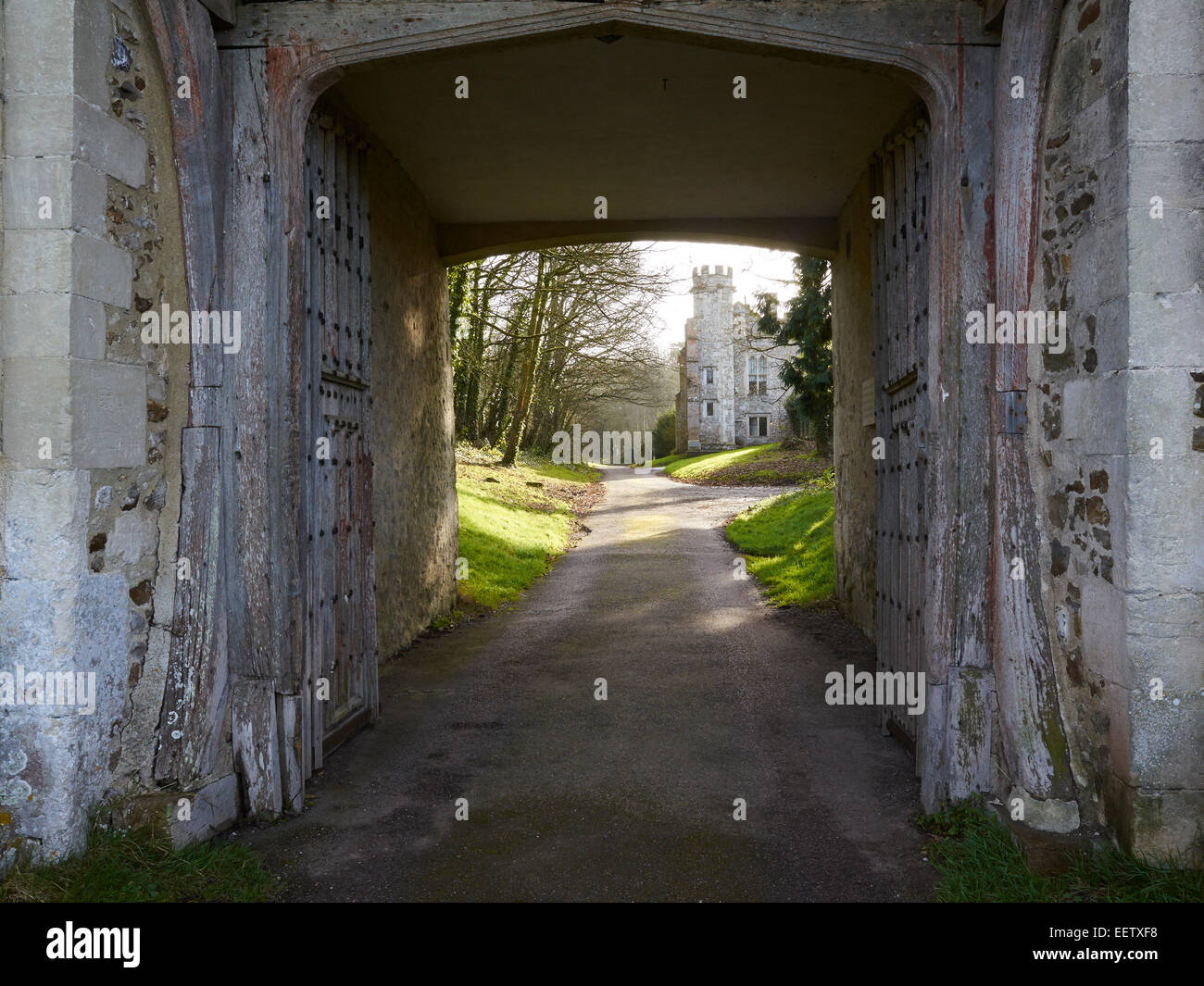 Shute Barton, Devon, UK Stockfoto