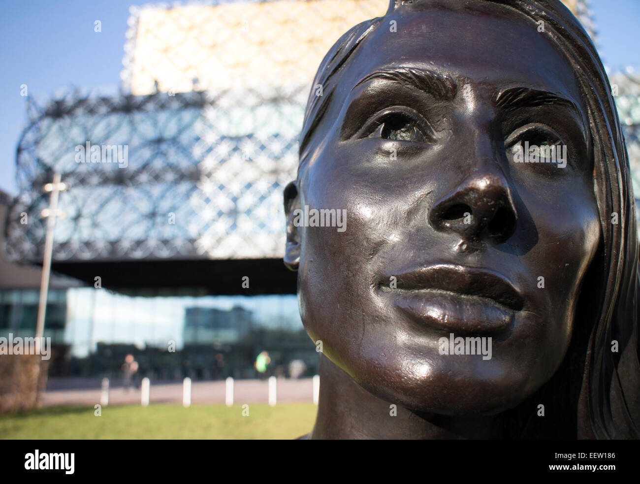 Detail der Skulptur "A Real Birmingham Familie" von Gillian Wearing Stockfoto