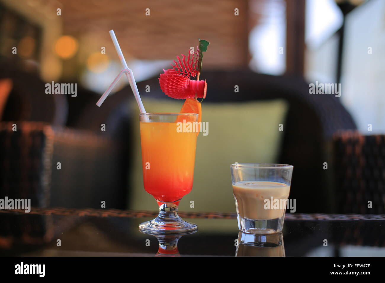 Baileys-Likör und cocktail Stockfotografie - Alamy