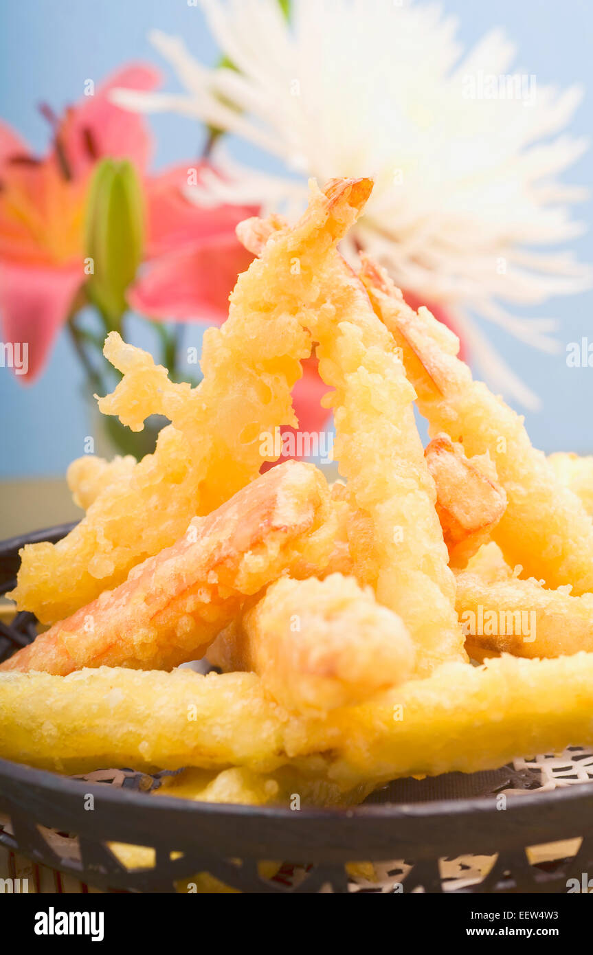 GarnelenTempuraVorspeise Stockfoto, Bild 77999295 Alamy