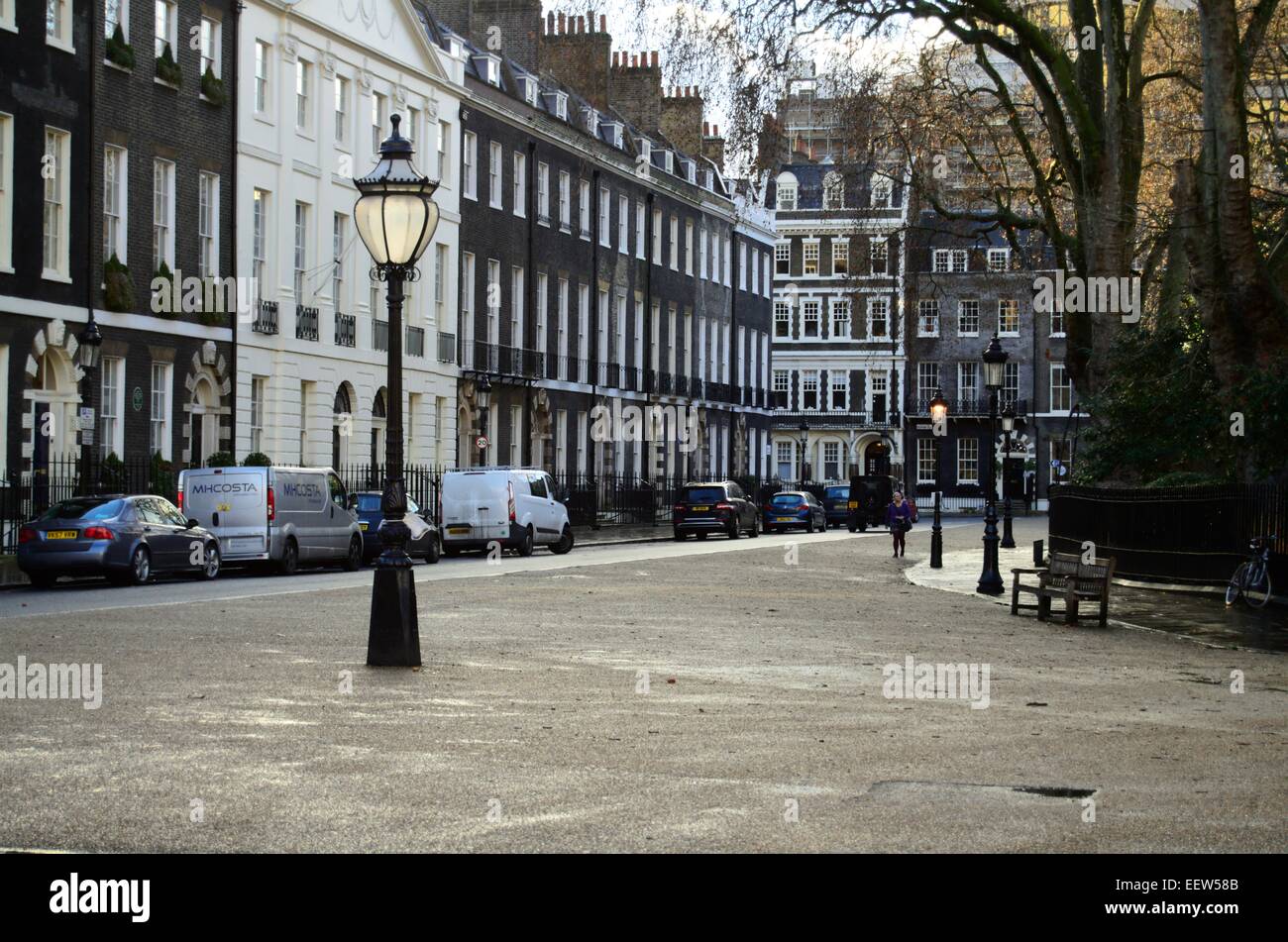 Bedford Square in London, England Stockfoto