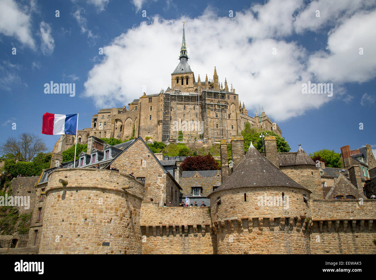 Mont Saint Michel, Normandie, Frankreich Stockfoto