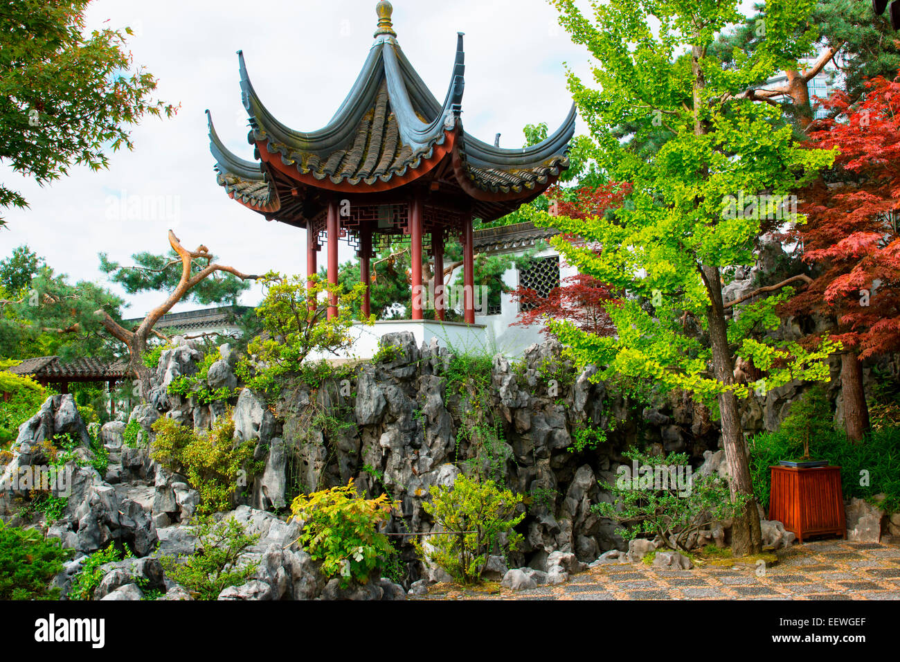 Dr. Sun Yat-Sen Park in Chinatown Stockfoto