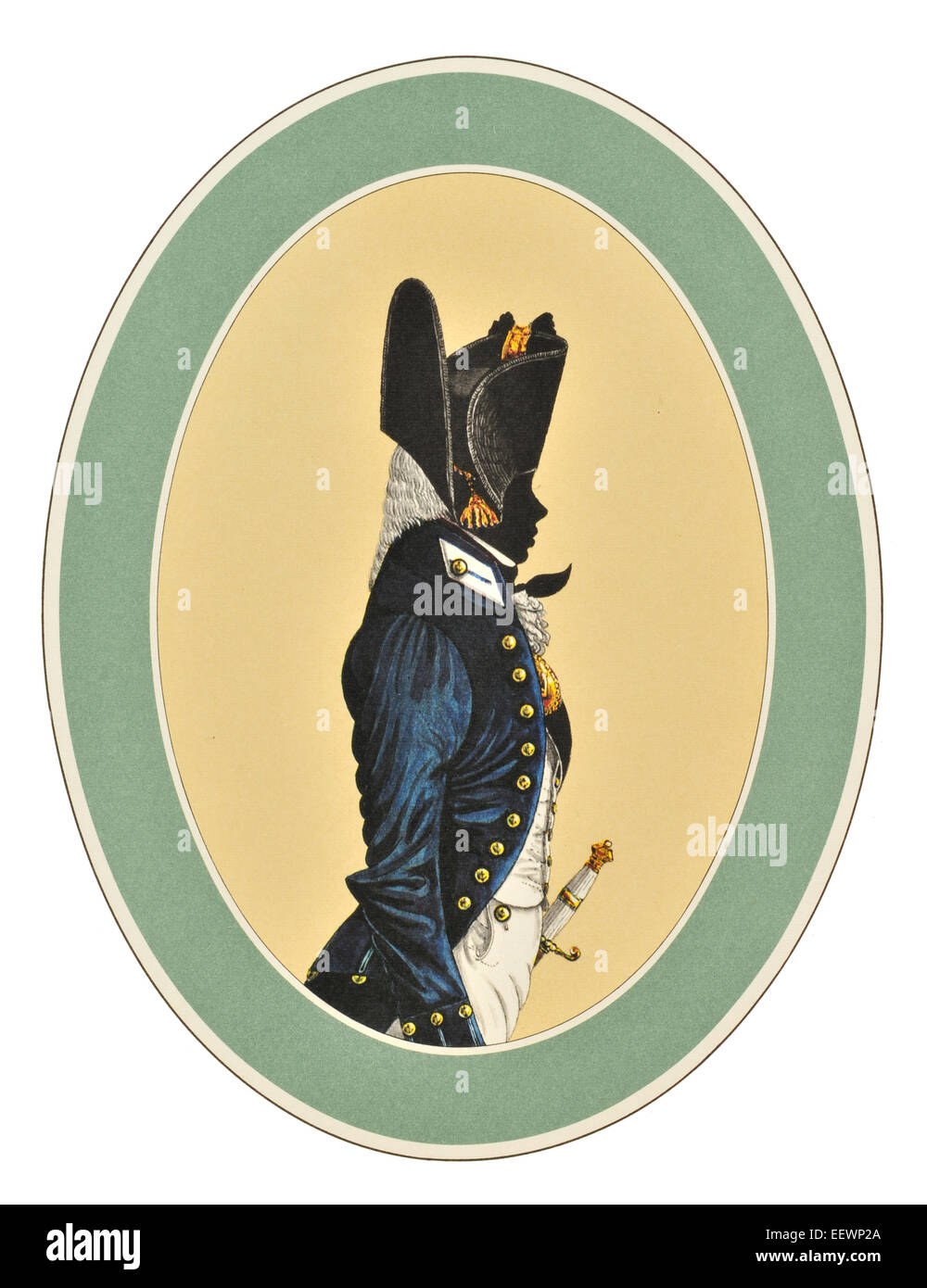 Seekadett 1787 1795 ihrer Majestät Royal Navy blau weiß rot